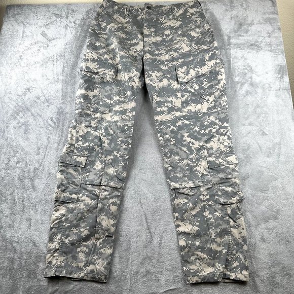No Brand Other - US Army Combat Uniform Pants Mens Medium Long Digital Camouflage Cargo Ripstop